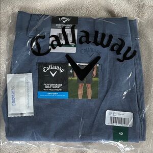 Callaway Opti-Dri Golf Shorts in Slate Blue